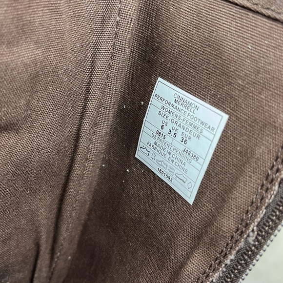 Merrell Haven Autumn Waterproof Brown Leather Boots Womens size 6 Grip sole - Picture 15 of 16